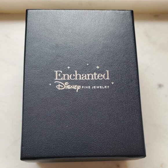 Enchanted Disney Fine Diamond Cinderella 70th Anniversary Flower Stud Earrings - Picture 2 of 6